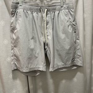 Vuori Gray Athletic Shorts